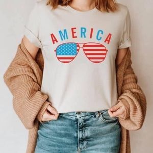 Vintage America graphic Tee - 4th of July